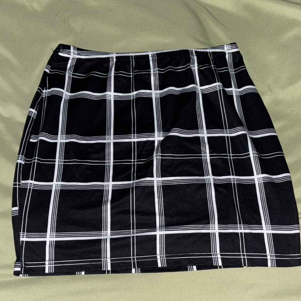 Plaid Mini Skirt
